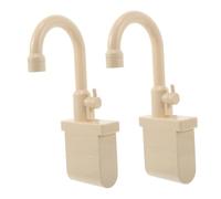Hohopeti 2 Lavello Cucina per Circolazione Elettrica Accessori Cucina Ruolo Lavastoviglie con Rubinetto Funzionante per Bambine