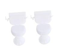 Hohopeti 2 Miniature Vasino Wc in per Casa Bambole Accessori Bagno Miniature Decorativi per Giocattoli e in Miniatura