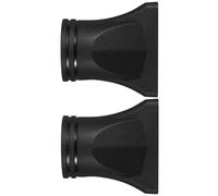 Hohopeti 2 pezzi Becco Asciugacapelli Nero Accessorio Concentratore per Styling Preciso e Phon da Diffusore per Asciugatura Ottimale e Capelli Lucidi Accessori Fono Resistenti in Plastica
