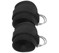 Hohopeti 2 Pezzi Cinghie Caviglia con Fibbia per Cavi Palestra Accessori Fitness Portatili per Allenamento Gambe e Glutei Adatte per Stretching Curl e Abduzione Strumento Multifunzionale