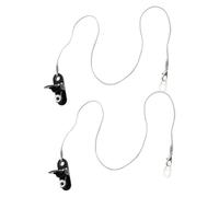 Hohopeti 2 pezzi Clip per con Lanyard Protettivo Anti-perdita per Anziani Clip Resistente per Apparecchi Acustici per Viaggi e Uso Quotidiano
