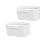 Hohopeti 2 pezzi Contenitori Sospesi per Rifiuti da Cucina in Robusto Design Senza Chiodi Facile da Pulire per Armadi e Spazi Ridotti