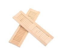 Hohopeti 2 Pezzi Mini Mobili Bambola Mini Cieco Casa Delle Bambole Cieca Piccoli Bui Mobili Per La Casa Delle Bambole Decorazioni Per La Casa Delle Bambole Blinds Marrone Chiaro Di Legno