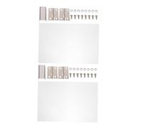 Hohopeti 2 pezzi Pannello Porta Protettivo per Macchina Popcorn Commerciale in PVC Trasparente Accessori per Macchinetta Pop Corn Domestica e Professionale con Doppia Porta per Facilità di