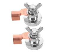 Hohopeti 2 Pezzi Pinze Magnetiche per Messa da Saldatura di Bloccaggio Rapido e Sicuro Compatibili con Macchine da Saldatura Varie Resistenti per Uso Esterno e Spazi Ristretti