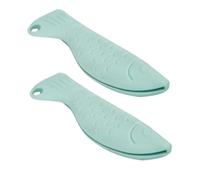Hohopeti 2 pezzi Protezione per Mani in Silicone per Taglio Sicuro di Verdure e Frutta Copertura Protettiva Anti-taglio in Acciaio Resistente Guardia Lama Ergonomica per Cucina senza