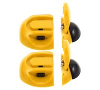 Hohopeti 2 Pezzi Serratura di Sicurezza per Frigorifero, Blocco Autoadesivo senza Trapano per Cassetti e Armadietti, Chiusura di Sicurezza Gialla per Protezione in Casa