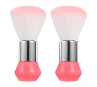 Hohopeti 2 Pezzi Spazzola per Chioma e Pulizia Tagli di Chioma 2 Pezzi con Setole in Nylon Morbide, Spolverino da Barbiere Compatto e Lavabile per Rimozione Peli Collo, Forniture per