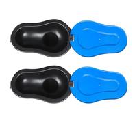 Hohopeti 2 Pezzi Toilette Temporanea in Plastica Vaso da Monouso per Lavoratori Orinatoio Accovacciata Portatile per Esterni Vasino Viaggio Pratico e Sicuro