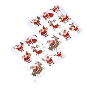 Hohopeti 2 Pezzi Toppe Termoadesive Natalizie Patch Iron per Maglioni Jeans e Borse Applicazioni Resistenti al Lavaggio Decorazioni DIY per Abbigliamento e Accessori