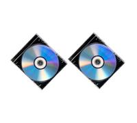 Hohopeti 2 Set Dischi Registrabili Vuoti con Custodia Jewel Case Capacità per Audio Video e Archiviazione Compatibili con Masterizzatori Dvd Cd