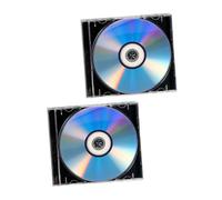 Hohopeti 2 Set Dischi Vuoti Dvd R Registrabili e Stampabili con Custodia Gioiello Media Scrivibili per Audio Video e per Vcr e Videocamere