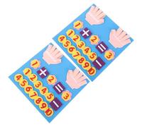 Hohopeti 2 Set Giocattolo Matematica Montessori in Tessuto per Lavagne Didattiche con Dita Addizione e Sottrazione per Asilo e Prescolare Materiale Resistente e Facile da Usare