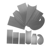 Hohopeti 2 Set Raschietti da Falegnameria in Acciaio Trattato Termicamente Multi-forma per Levigatura e Finitura Superficie Legno Strumenti Ergonomici per Lavori di Restauro e Progetti Te