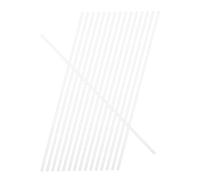 Hohopeti 20 Pezzi Bastoncini Acrilici Trasparenti per Artigianato Creativo Supporti Rotondi Lisci per Miniature Cake Topper e Progetti DIY per Figurine e in Miniatura
