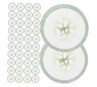 Hohopeti 200 pezzi Cuscinetti Palpebrali Cetriolo Stampati in Tessuto Non Tessuto Maschera Palpebre Rilassante e Idratante per Adulti Patch Cura Contorno Occhi Traspiranti e Assorbenti