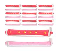 Hohopeti 24 Bigodini per Permanente a Freddo in Plastica Bicolore Stecche per Permanente Chioma Corti e Lunghi Strumenti per Styling Sicuri per Uso Domestico e Salone