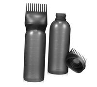 Hohopeti 2pezzi Applicatore Pettine Per Olio Per Capelli Bottiglie Applicatore Per Tinture Per Capelli Scala Trasparente Per Controllo Della Quantità Resistente e Lavabile Per Uso Lungo