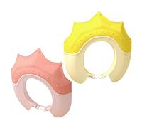 Hohopeti 2pezzi Cuffia Da Doccia Per Cuffia Regolabile Per Piccola Protezione Per Capo Durante Il Bagnetto Utilizzabile Come Cappellino Per Shampoo o Parasole Adatta Diverse Età Grazie All'
