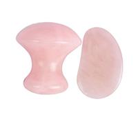 Hohopeti 2pezzi Strumenti per Viso Gua Sha di Tavolette Gua Sha per Massaggi del Viso per Dragare i Meridiani e Favorire la Circolazione