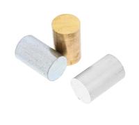 Hohopeti 3 pezzi Cilindri in Metallo per Esperimenti di Densità e Gravità Specifica Materiale Didattico Riutilizzabile per Scuola e Laboratorio Cilindri di Rame Ferro e Alluminio per