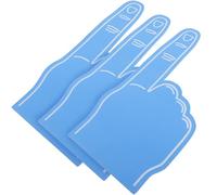 Hohopeti 3 Pezzi Dita in Schiuma per Sostenitori Sportivi Rumoristi Leggeri Blu per Eventi e Feste di Calcio Accessori Cheerleading per Manifestazioni Sportive e Bomboniere