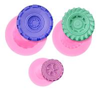 Hohopeti 3 pezzi Stampo Silicone per Dolci Forma Pneumatico per Torte DIY Creativo Antiadherente Facile da Pulire e Riutilizzabile