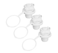 Hohopeti 3 Pezzi Valvola Tappo Gonfiabile Spirale per Kayak e Gommone Ricambio Valvola Aria Rapida per Gonfiaggio e Sgonfiaggio Tenuta Anti-Perdita per Zattera e Materasso Gonfiabile