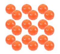 Hohopeti 35 Pezzi 35 Palline da Golf Cave Arancioni per Principianti, Set Allenamento Indoor e Giardino, Palline da Golf per Sicure e Riutilizzabili per Sviluppo Tecnica e Divertimento