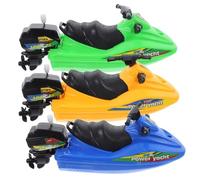 Hohopeti 3pezzi Giocattoli Da Bagno Per Ragazzo Ragazza Motonave Carica Vento in Galleggiante e Sicura Per Ragazzo Ragazza e Gioco Vasca Per Ragazzi e Ragazze Divertente Spigoli