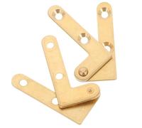 Hohopeti 4 Cerniere per Porte Pivotanti Nascoste in Rame Cerniere e Giù Regolabili per Porte di Legno Vetro e Metallo Ferramenta Nascosta e Facili da Installare Set da 4 Pezzi