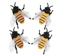 Hohopeti 4 di Giocattoli di Simulazione di Orologi Figurine di Animali Robot Insetti Modelli di Scarabei Realistici Giocattoli di Simulazione di Insetti Mosche