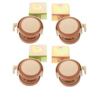 Hohopeti 4 Pezzi 4 Ruote Girevoli Silenziose con Freno per Culla e Passeggino, Kit con Morsetto per Carichi Pesanti, Rotelle Antirumore per Mobili da, Protezione Pavimenti e Trasporto