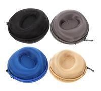 Hohopeti 4 pezzi Custodia da Viaggio per Orologio con Cerniera in EVA e Oxford Resistente Graffi e Pieghe Contenitore Compatto per Smartwatch Disponibili in Nero Grigio Blu e Oro