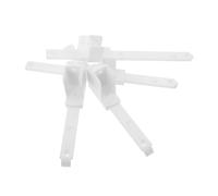 Hohopeti 4 Pezzi Sollevatore Sponda Letto Staffa Connettore Per Mobili Staffe Del Telaio Del Letto Ferramenta Per Sponde White