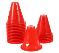 Hohopeti 40 pezzi Coni per Allenamento Sportivo con Antivento Coni per Pattinaggio e Agilità Resistenti e Stabili per Esercizi Calcio Ciclismo e Percorsi Ostacoli