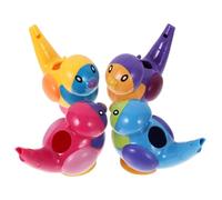 Hohopeti 4pezzi Fischietto Giocattolo a Forma Di Volatile Per Ragazzo Ragazza Fischietto in Plastica Per Bagnetto Dei Ragazzo Ragazza Per Giochi Da Piscina