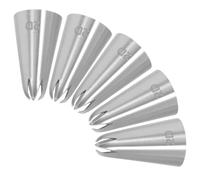 Hohopeti 5 pezzi Beccucci in Acciaio per Decorare Torte con Design Fiore e Accessori Pasticceria per Cupcake e Biscotti Strumenti Facili da Usare per Glassa e Piping Kit