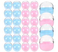 Hohopeti 50 Capsule Riempibili in Plastica per Distributori Automatici Palline Vuote Intrecciate da 65Mm Contenitori Riutilizzabili per Caramelle e Decorazioni Pasquali Colore Casuale