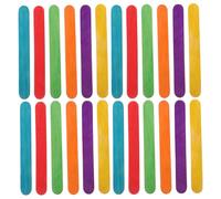 Hohopeti 50 Pezzi Gelato Jumbo Spessi Colorati in Legno per Progetti Creativi Artigianali e Forniture per Scuola