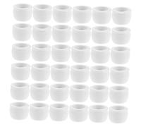 Hohopeti 50 Pezzi Mini Flower Pots Miniature Plastic Planters For DIY Micro Landscape Tabletop Decorations Realistic Small Flowerpots For Model Gardens And Sandbox Scenes