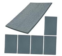 Hohopeti 6 Fogli Coppi Per Modellismo Tettonico in Pvc Grigio Miniature Per Diorama e Paesaggi in Miniatura Decorazioni Diy Per Tavole Sabbiose e Scene Architettoniche
