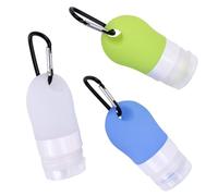 Hohopeti 6 pezzi Bottiglie in Silicone per Cosmetici Leggere e Portatili per Viaggi Riciclabili e Pratiche per Trasporto di Lozioni e Profumi