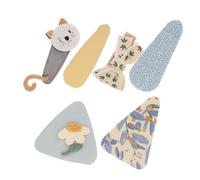 Hohopeti 6 Pezzi Fermagli per con in Leggero per Bambine e Donne Clip Antiscivolo per Frangia e Decorazione Laterale Accessori Carini per Uso Quotidiano e Speciali