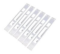 Hohopeti 6 Pezzi Piastre Rinforzo Serratura Porta in Ferro Resistente e Durevole Protezione Sicurezza Contro Effrazioni Facile Installazione in Minuti Copertura Completa per Porte Esterne