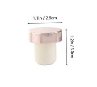Hohopeti 6 pezzi Tappi per Bottiglie T Forma in Alluminio Rosa Oro Tappi Sigillanti per Vino Olio e Leggeri con Design Affidabile e Tenuta