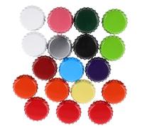 Hohopeti 60 Pezzi Tappi Colorati Faccia per Decorazioni Murali DIY Materiale in Metallo per Colori per Puzzle e Progetti Creativi