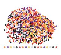 Hohopeti 600 Palline Colorate in Plastica Solida da 10 MM per Apprendimento Matematica Conteggio e Probabilità Set Educativo Portatile per Giochi Didattici e Attività di Logica per