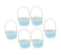 Hohopeti 6pezzi Intrecciati Per Dolci Decorazioni e Versatili Per Matrimonio e Shower Colore Blu