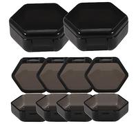 Hohopeti 6pezzi Pz Portapillole e Compatta Organizer Da Viaggio Per e Auricolari Facile Da Usare e Pulire Perfetta Per Medicina e Integratori